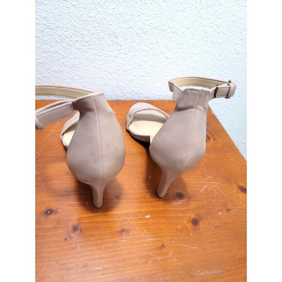 Naturalizer Beige Ankle Strap High Heel Sandals Womens Size 10 M - Picture 5 of 12